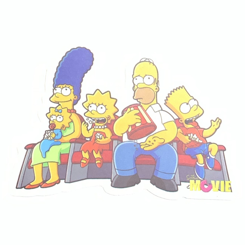 Simpsons Vinyl Sticker